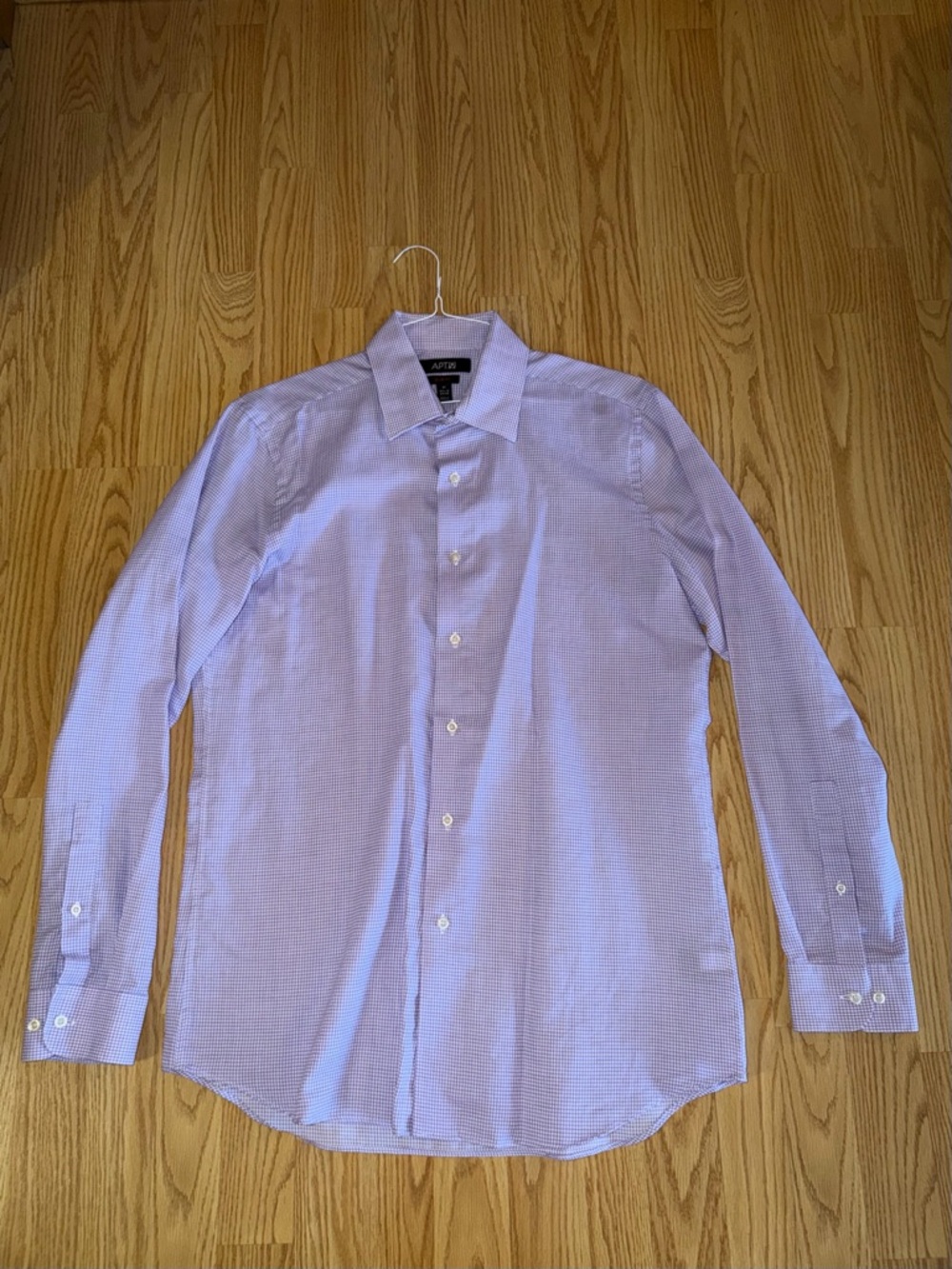 Apt. 9 Men’s Lavender Micro-Check Dress Shirt